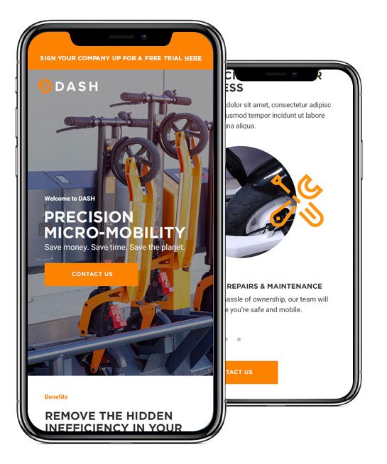 e-bike responsive website design & development