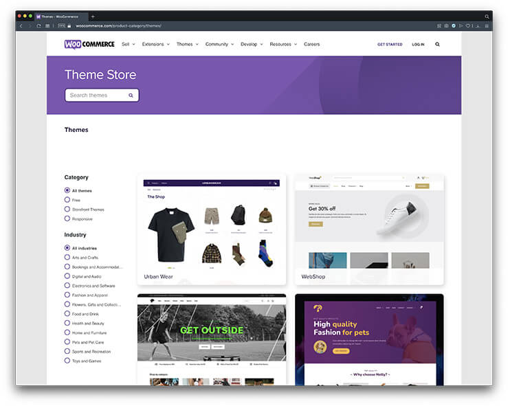 woocommerce themes